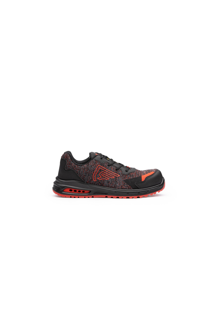 Ruby Red Knit Work Shoe - Safety & Comfort