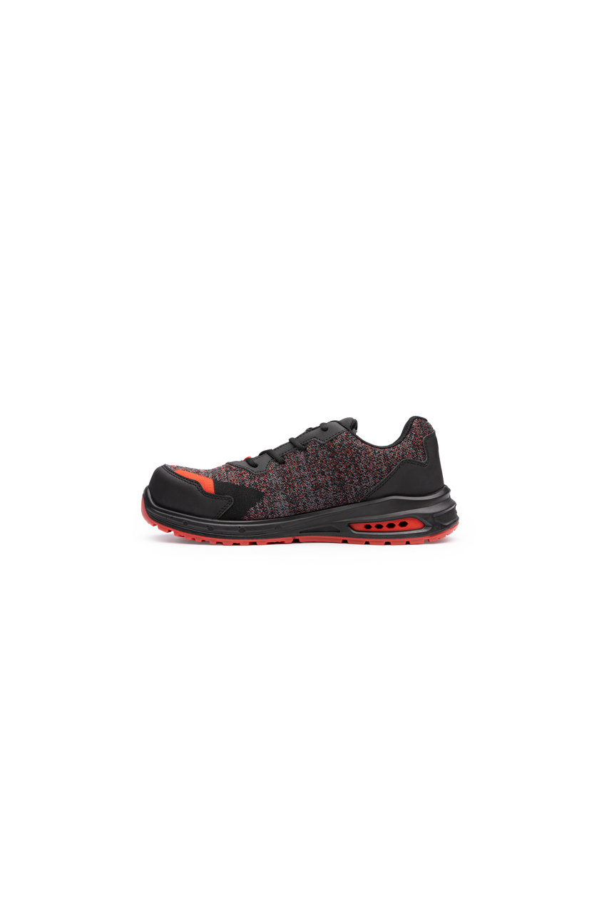 Ruby Red Knit Work Shoe - Safety & Comfort