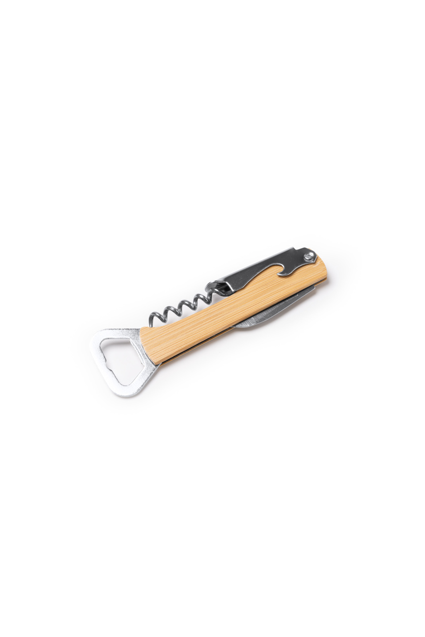 SAIPAN Bamboo and Stainless Steel Corkscrew