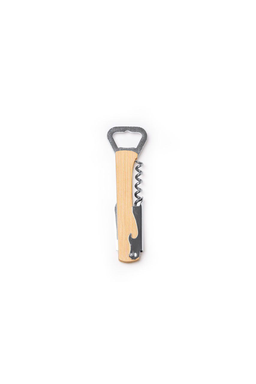 SAIPAN Bamboo and Stainless Steel Corkscrew