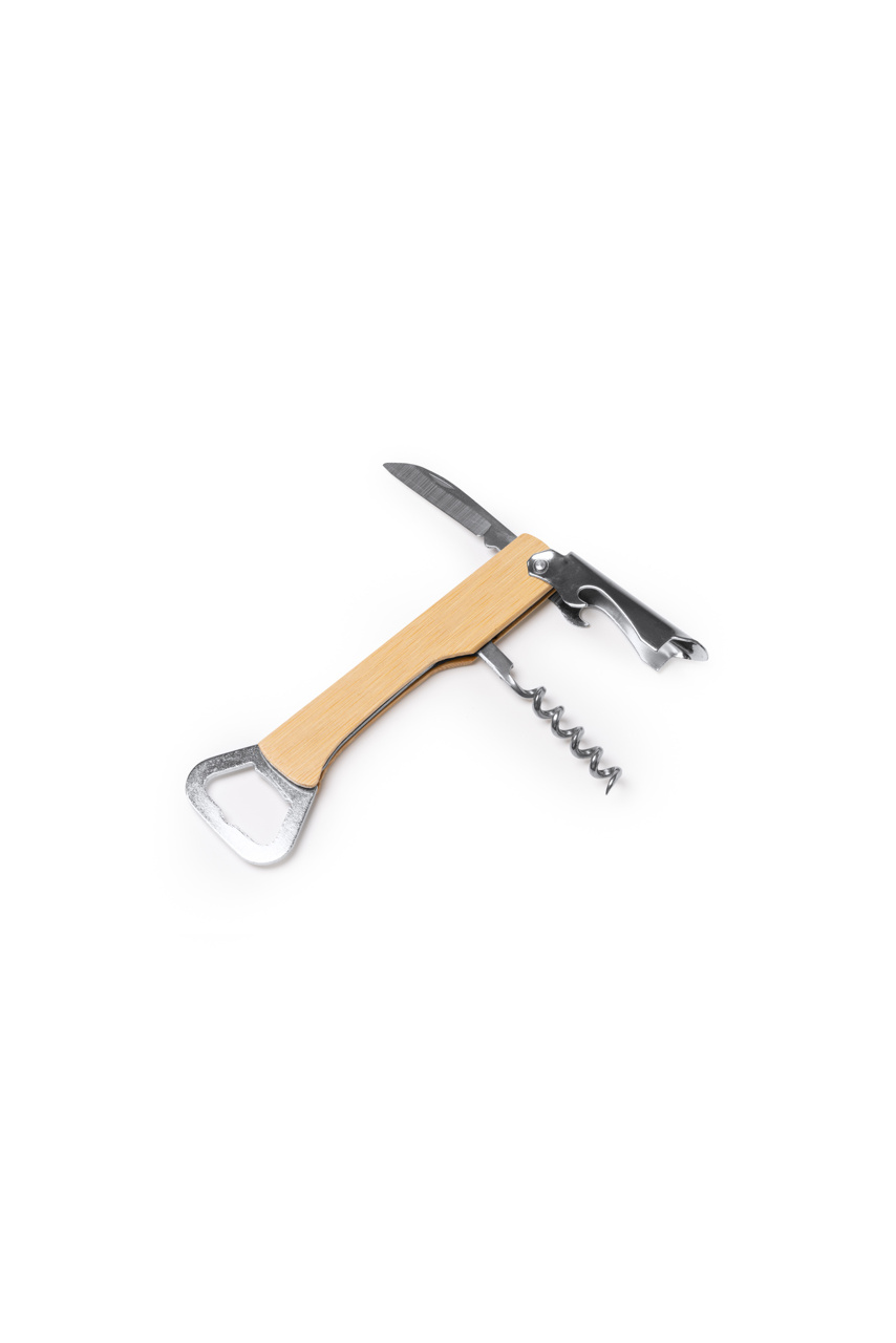 SAIPAN Bamboo and Stainless Steel Corkscrew