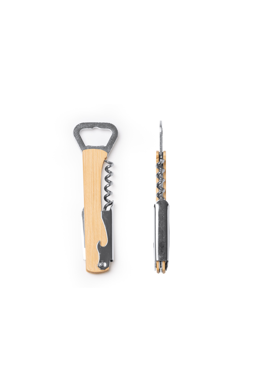SAIPAN Bamboo and Stainless Steel Corkscrew
