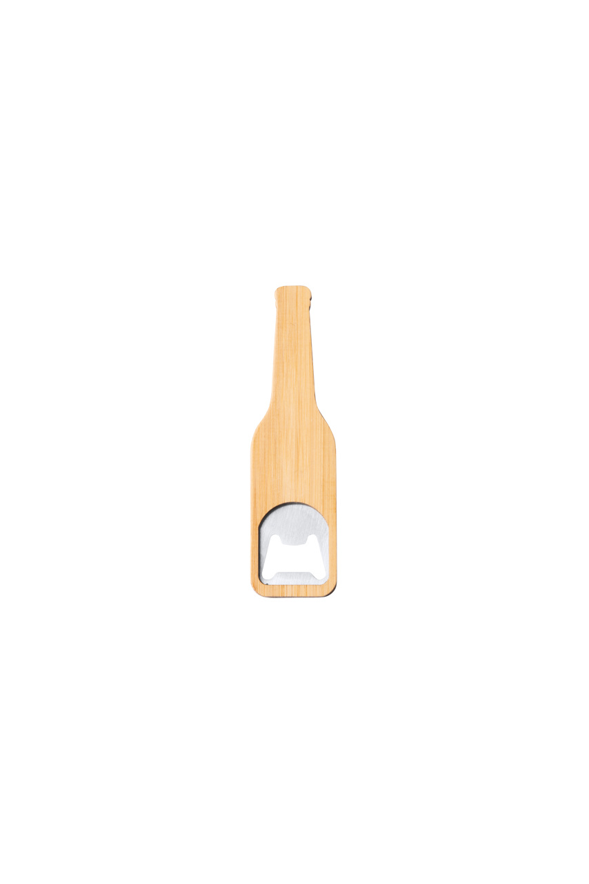 Bamboo Bottle-Shaped Opener with Magnet