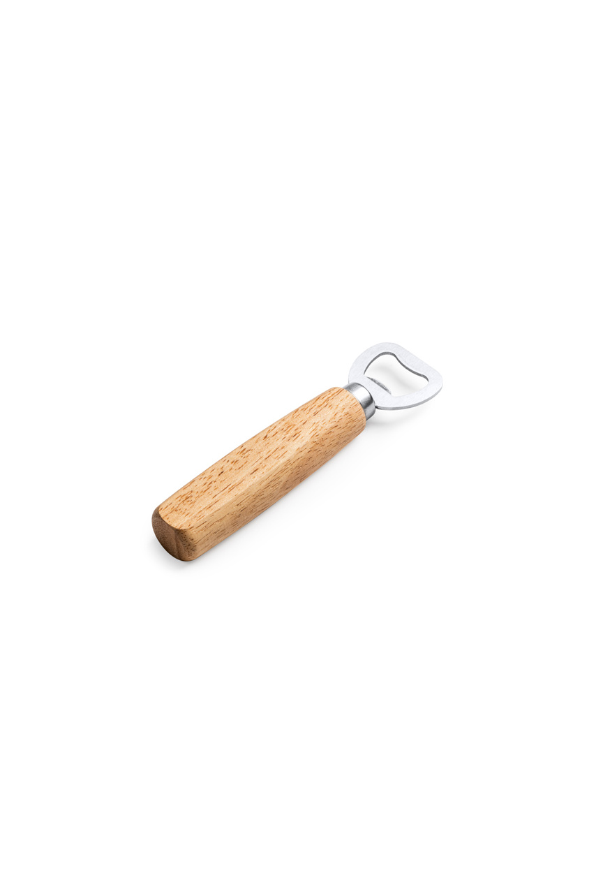 Roden Stainless Steel and Wood Bottle Opener