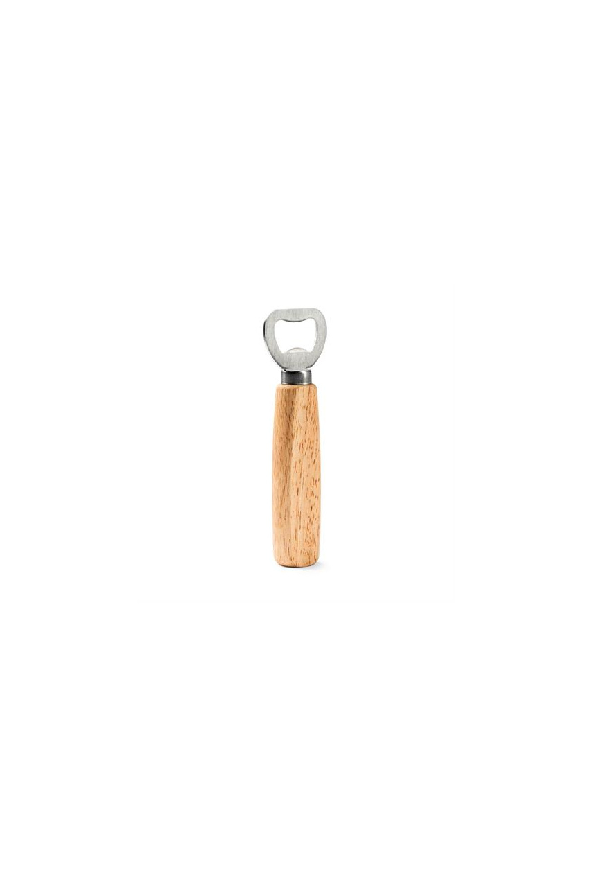 Roden Stainless Steel and Wood Bottle Opener