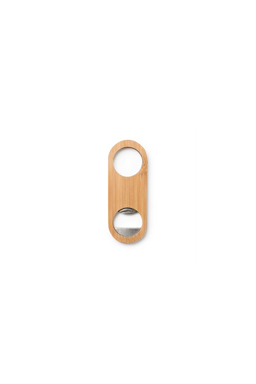 Bamboo Stainless Steel Bottle Opener - Eco-Friendly