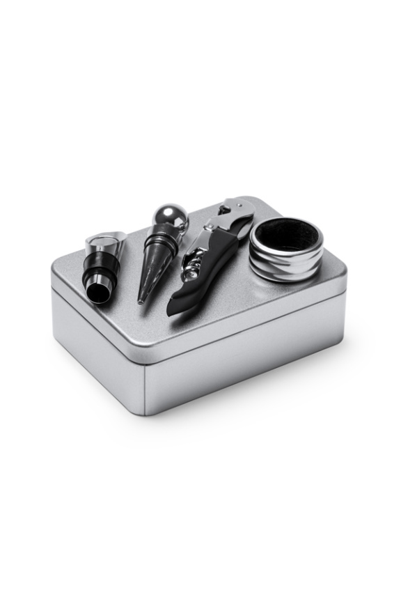 Malbec Stainless Steel Wine Accessory Set