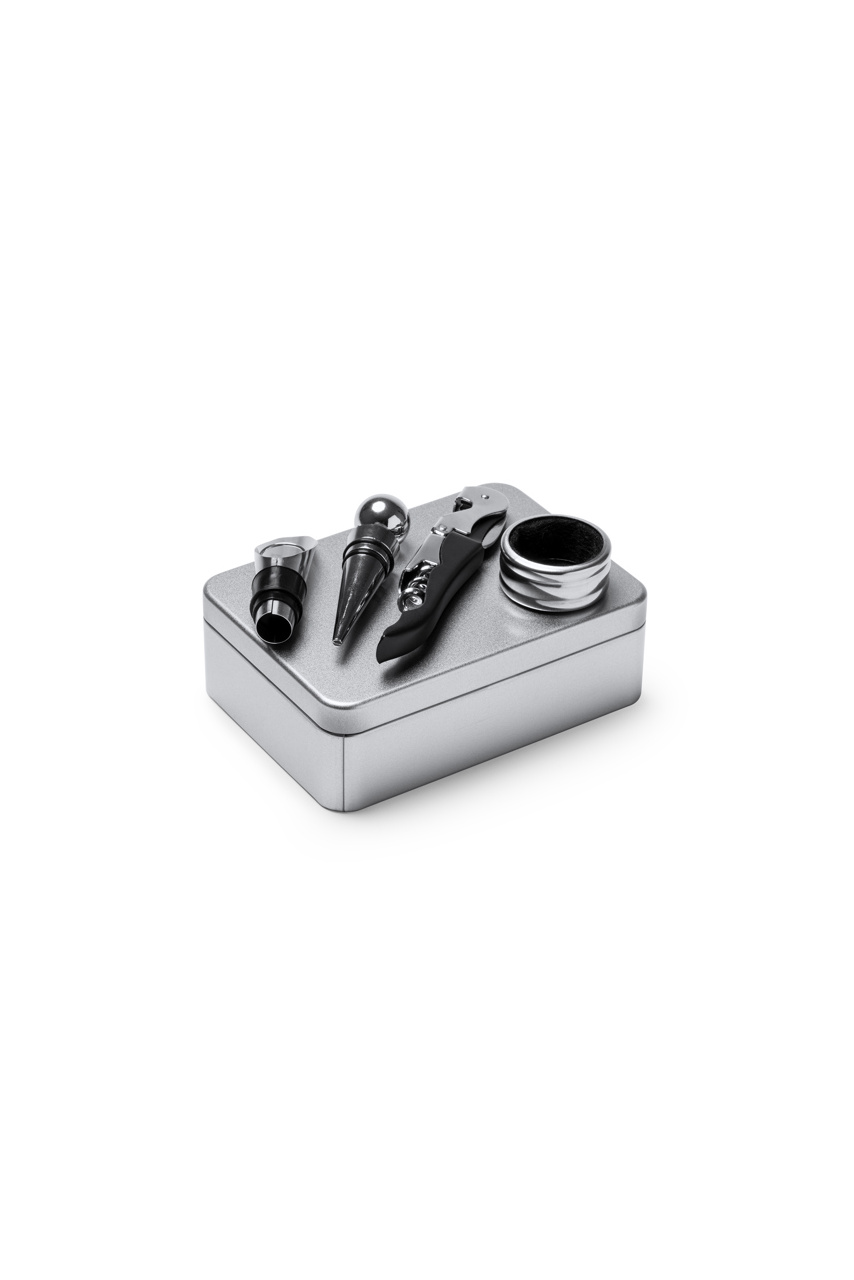 Malbec Stainless Steel Wine Accessory Set
