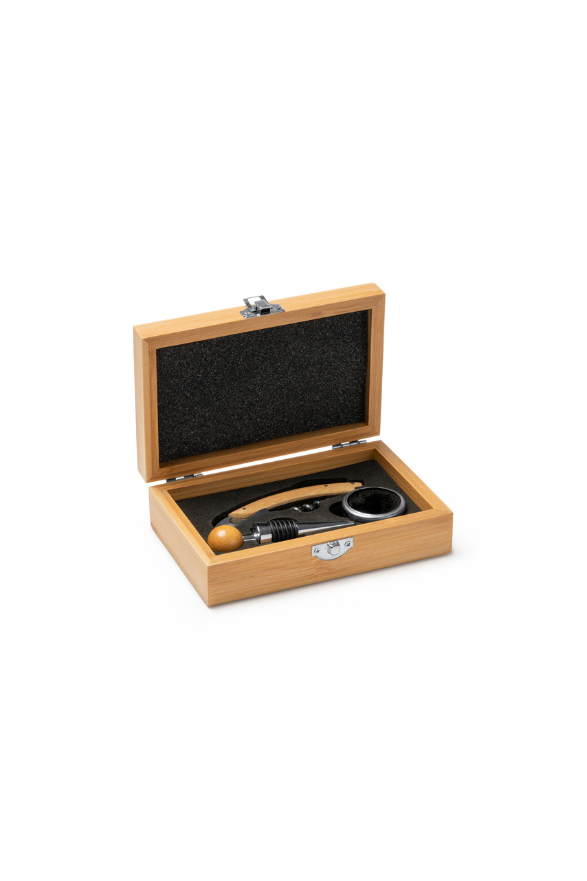Eco-Friendly Bamboo Wine Set