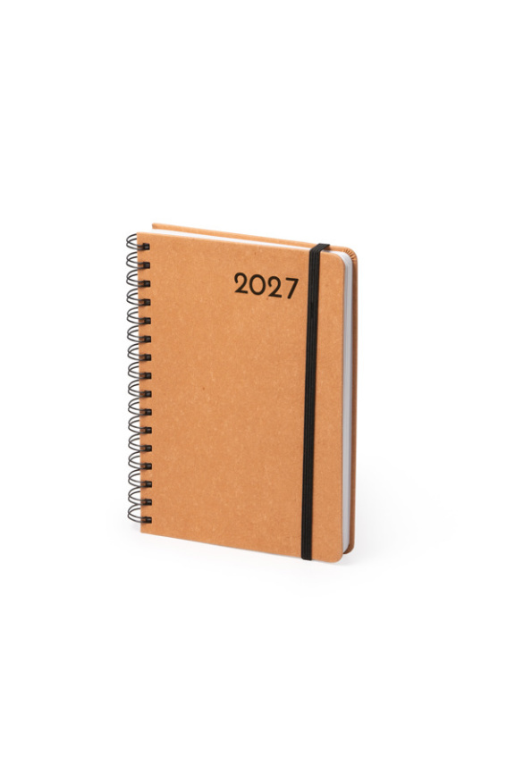 Jurnal A5 din Piele Reciclată cu Spiră