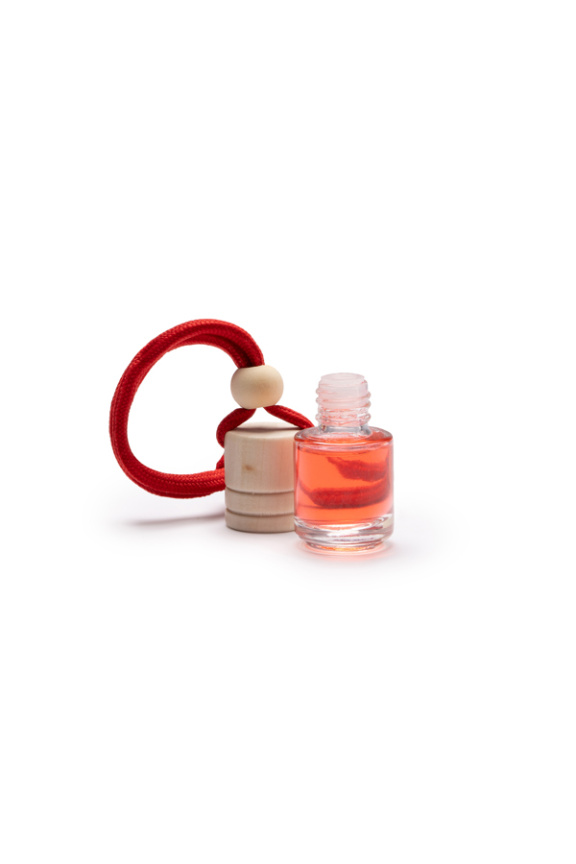 RINDAL Glass Air Freshener with Wooden Cap