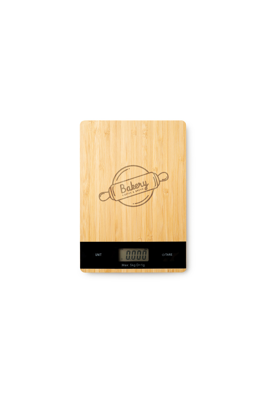 RABIL Bamboo Digital Kitchen Scale - Eco-Friendly Precision