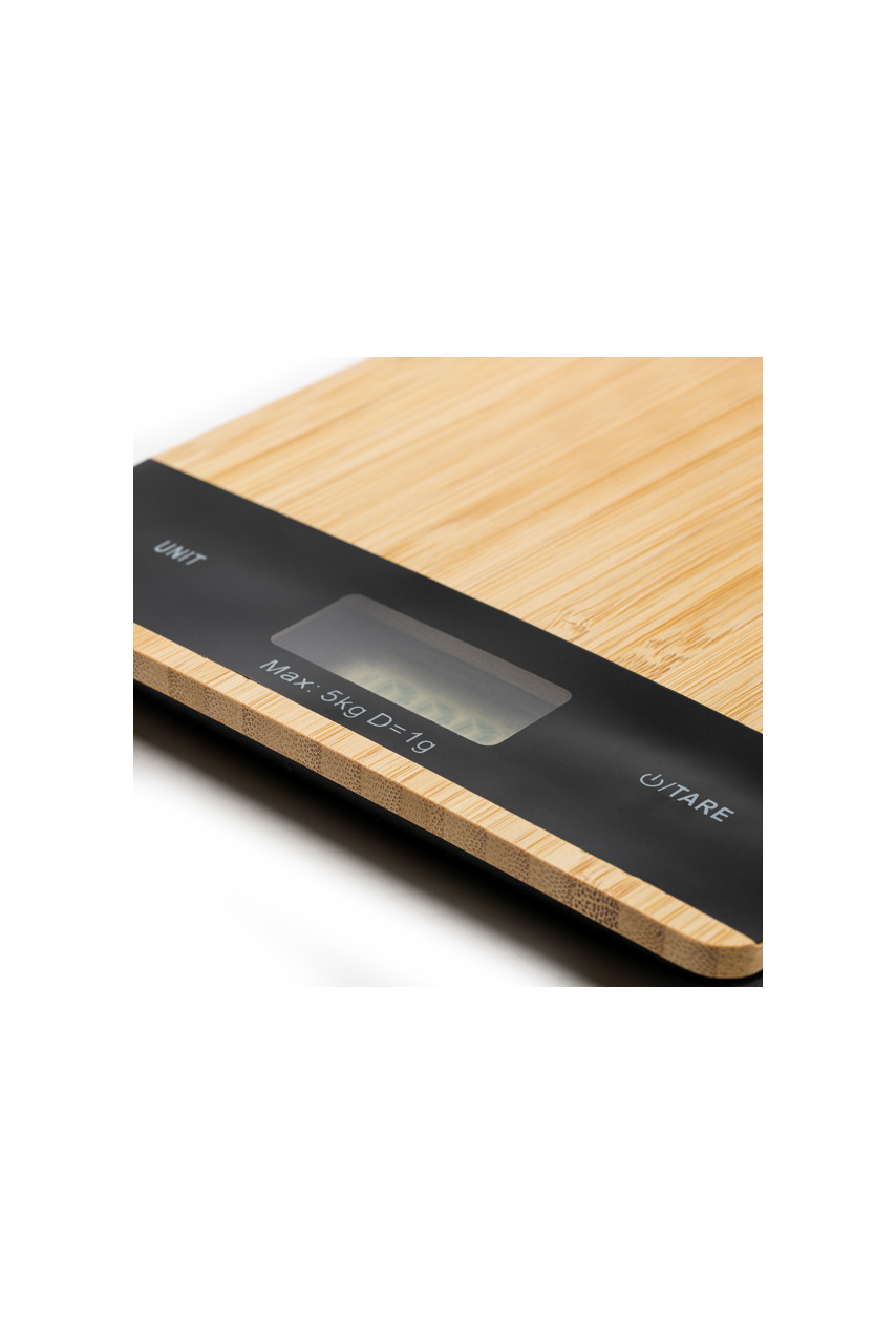 RABIL Bamboo Digital Kitchen Scale - Eco-Friendly Precision