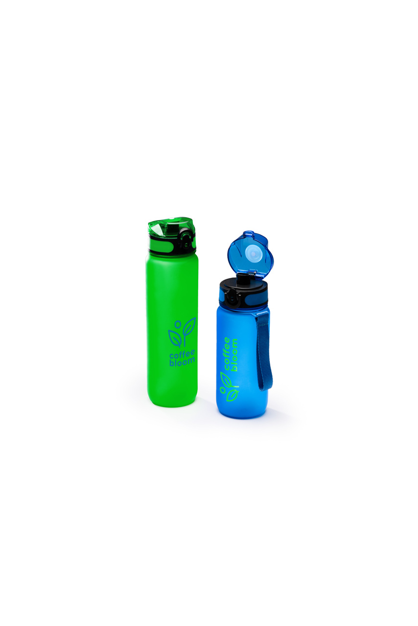 LEIMER Translucent Motivational Water Bottle 1L
