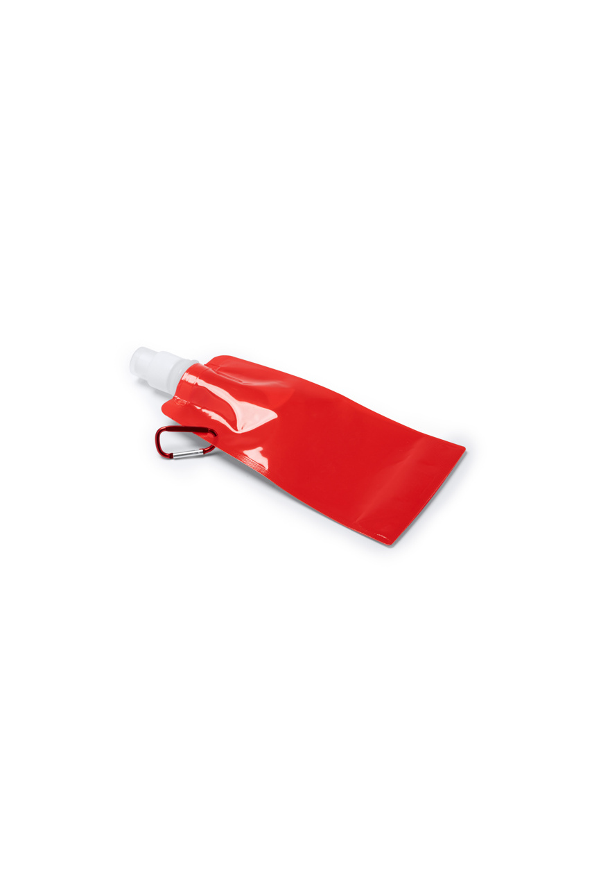 Sticlă pliabilă ZIPI cu carabinieră de 400 ml