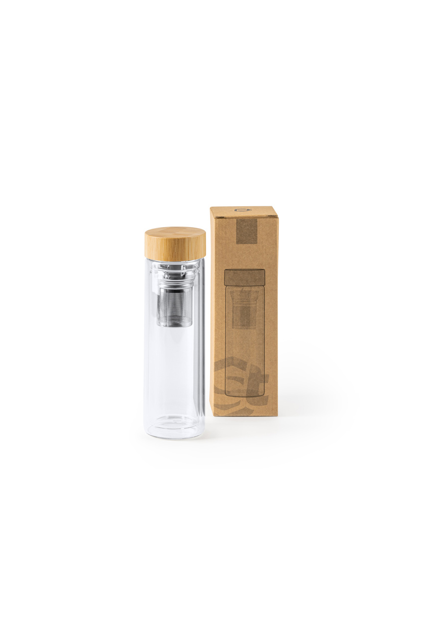 Sticlă SAOKO din sticlă borosilicată cu infuzor
