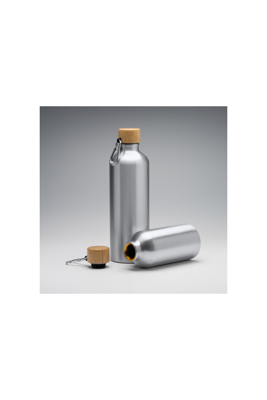 GELDA Eco Aluminium Bottle with Bamboo Lid