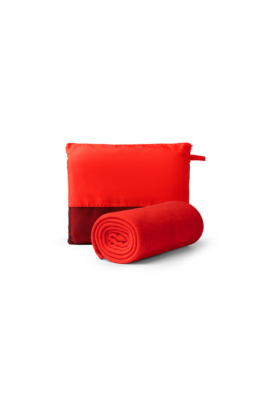 Bering Fleece Blanket with Pouch - Cozy and Convenient