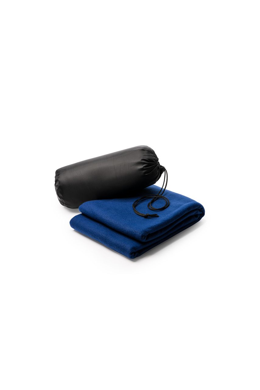 Eco-Friendly Fleece Blanket with Pouch