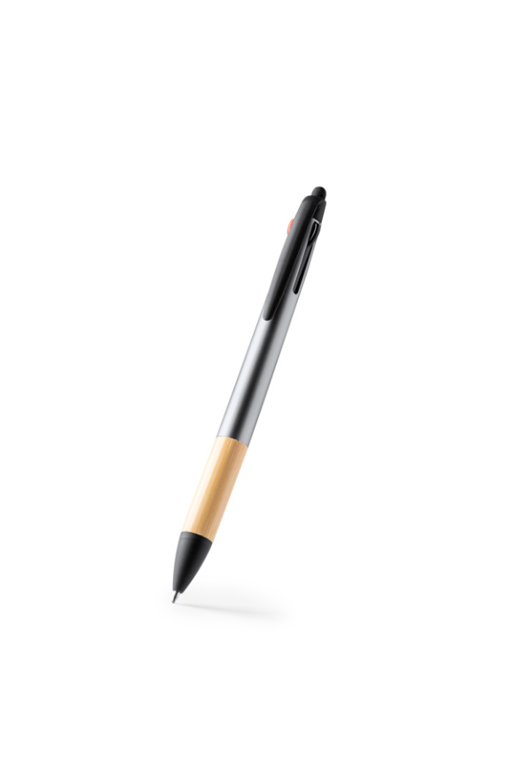 Pix Retractabil 3 Culori cu Grip din Bambus