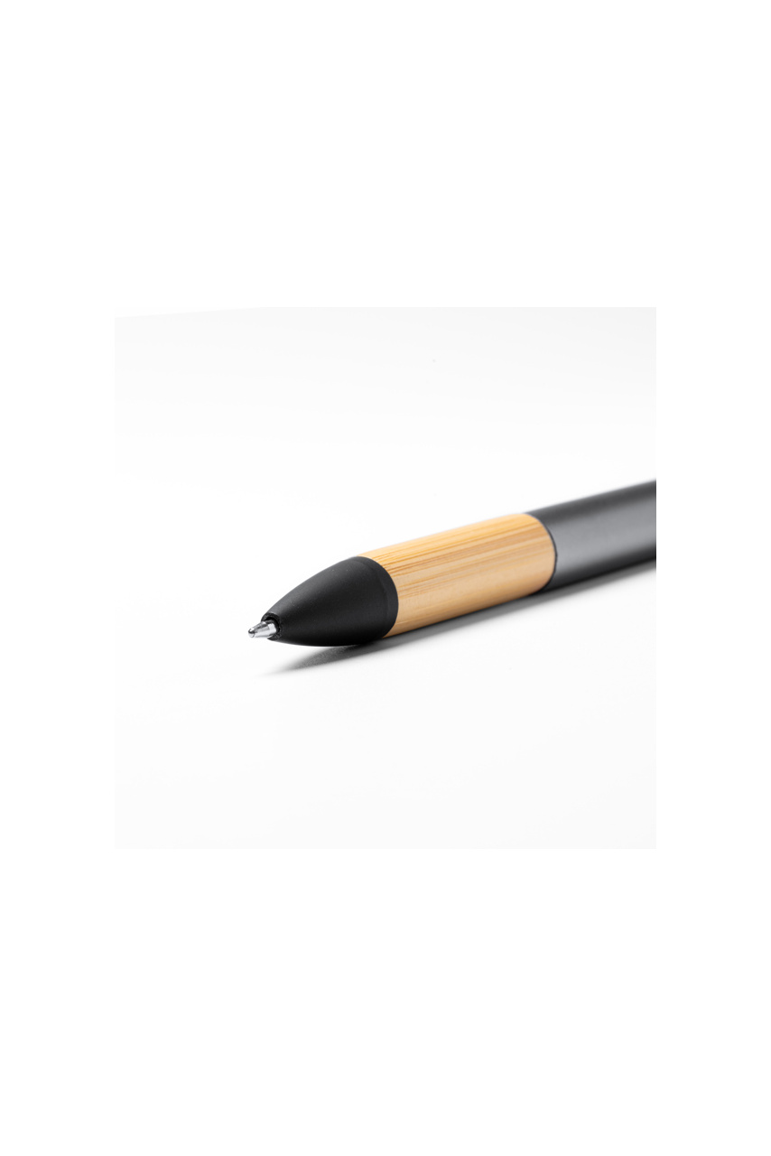 Pix Retractabil 3 Culori cu Grip din Bambus