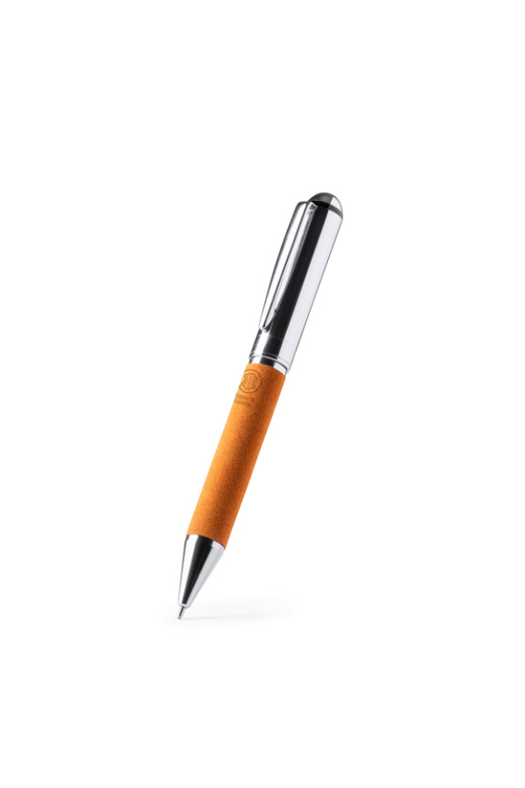 ROMIL Twist Ball Pen with Recycled Leather
