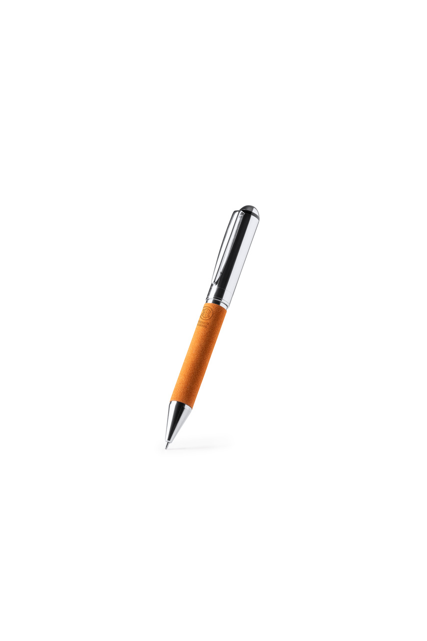 ROMIL Twist Ball Pen with Recycled Leather