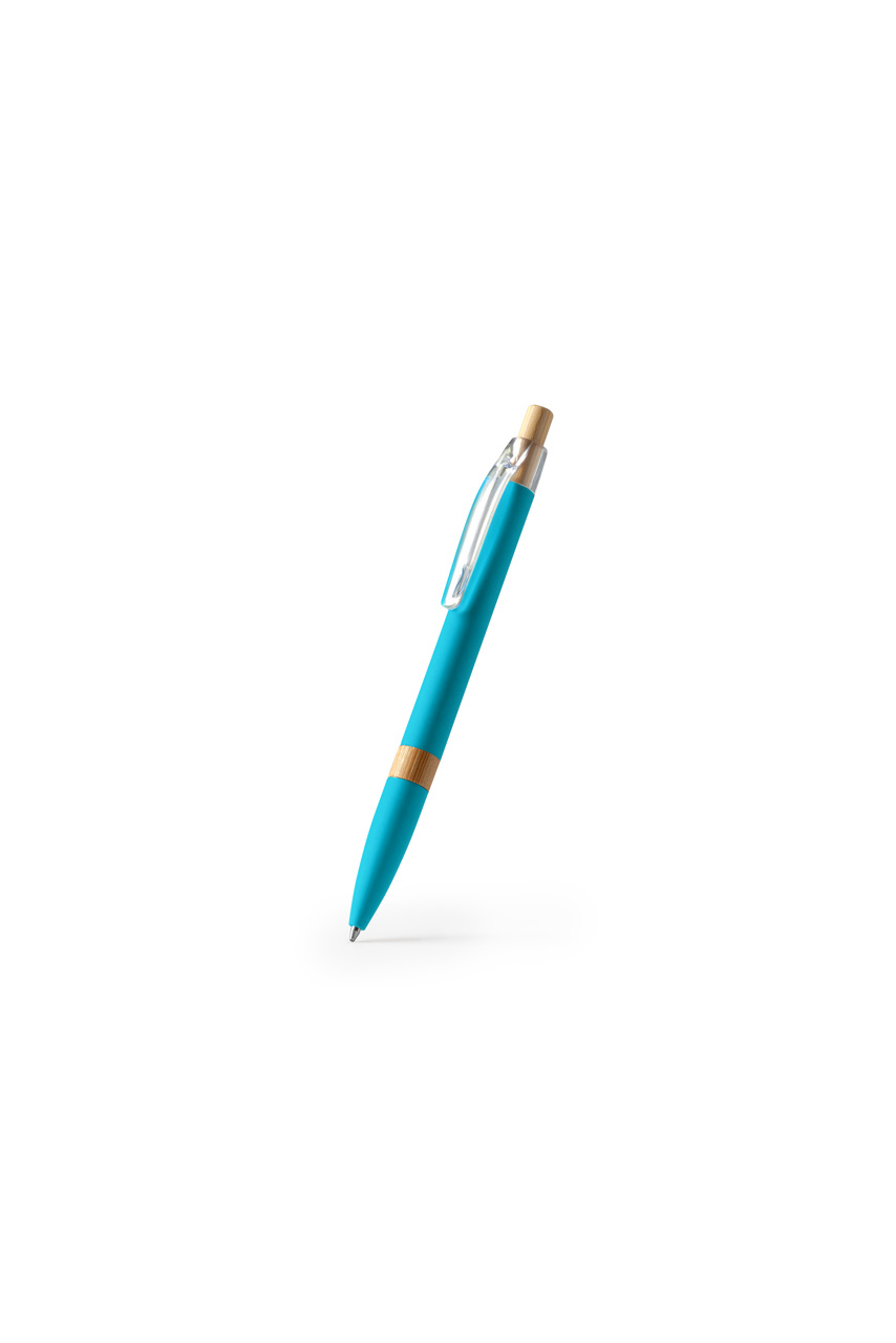 Eco-Friendly Bamboo Accent Pen - Recycled Aluminium
