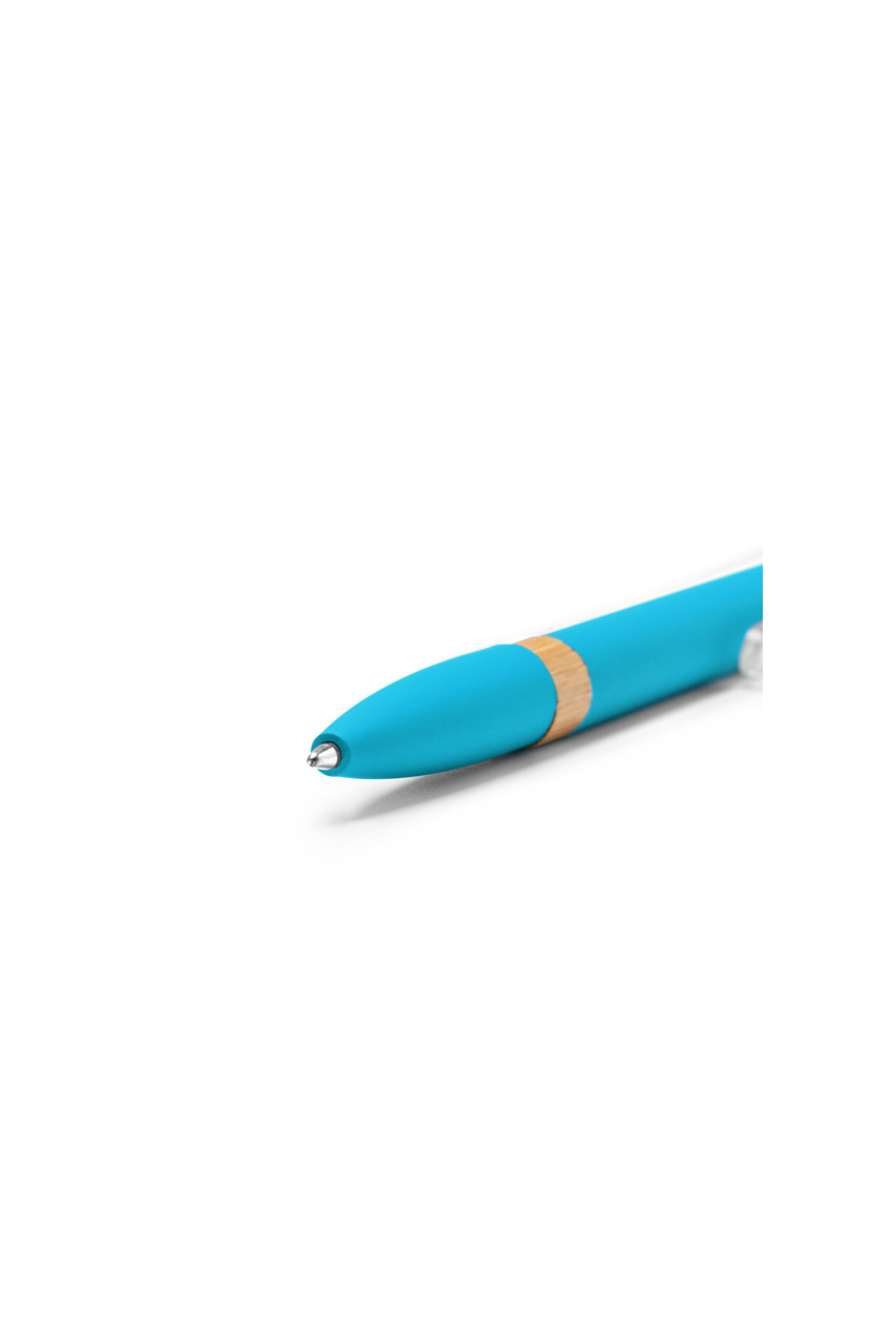 Eco-Friendly Bamboo Accent Pen - Recycled Aluminium