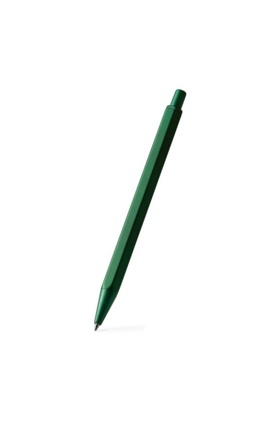 Firmus Hexagonal Metallic Ball Pen - Blue Ink
