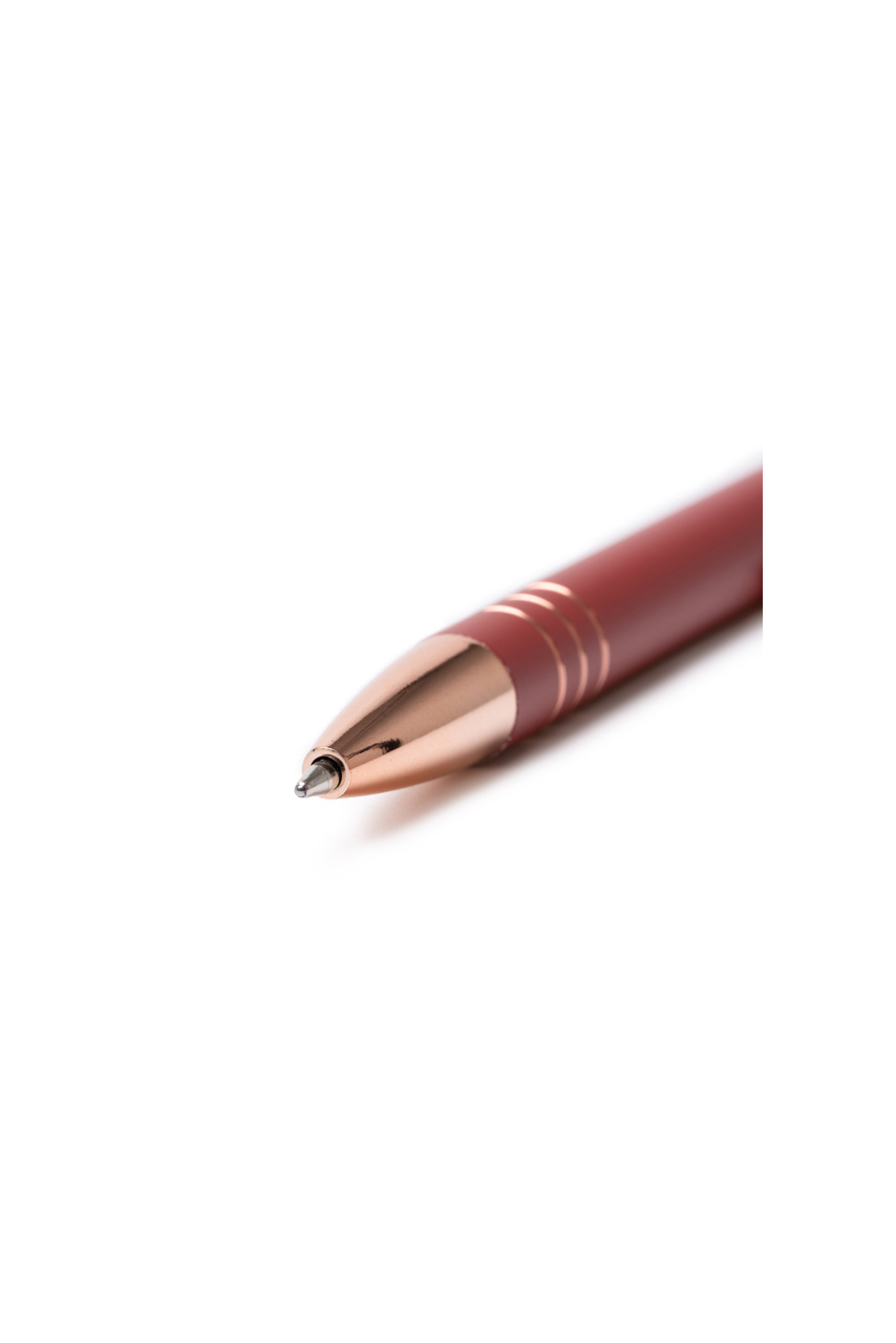 LEIVA Push-Button Pen with Copper Details