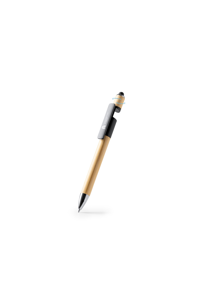 HETING Bamboo Pen with Spinner & Smartphone Holder