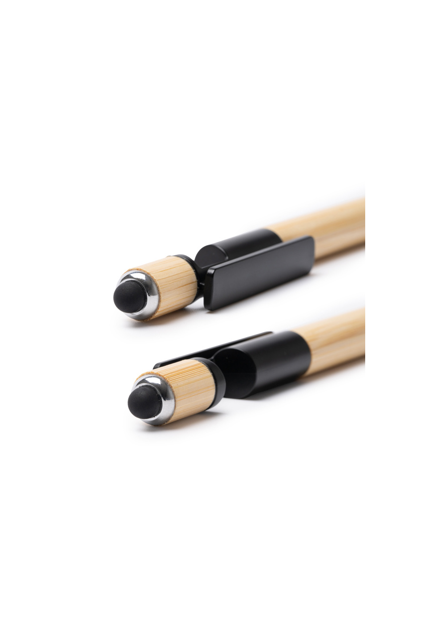 HETING Bamboo Pen with Spinner & Smartphone Holder