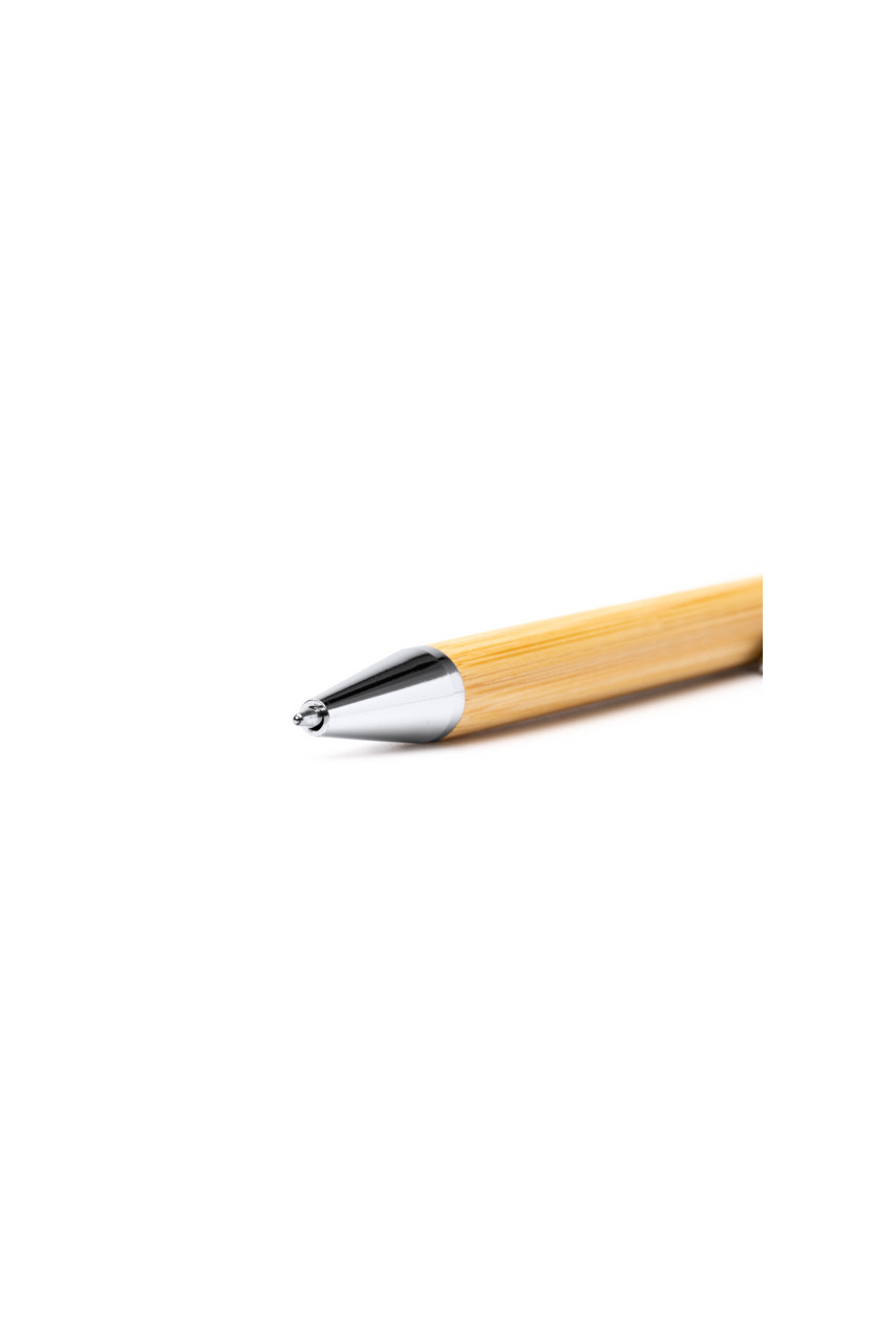 KOLO Bamboo Ballpoint Pen with Metal Finish