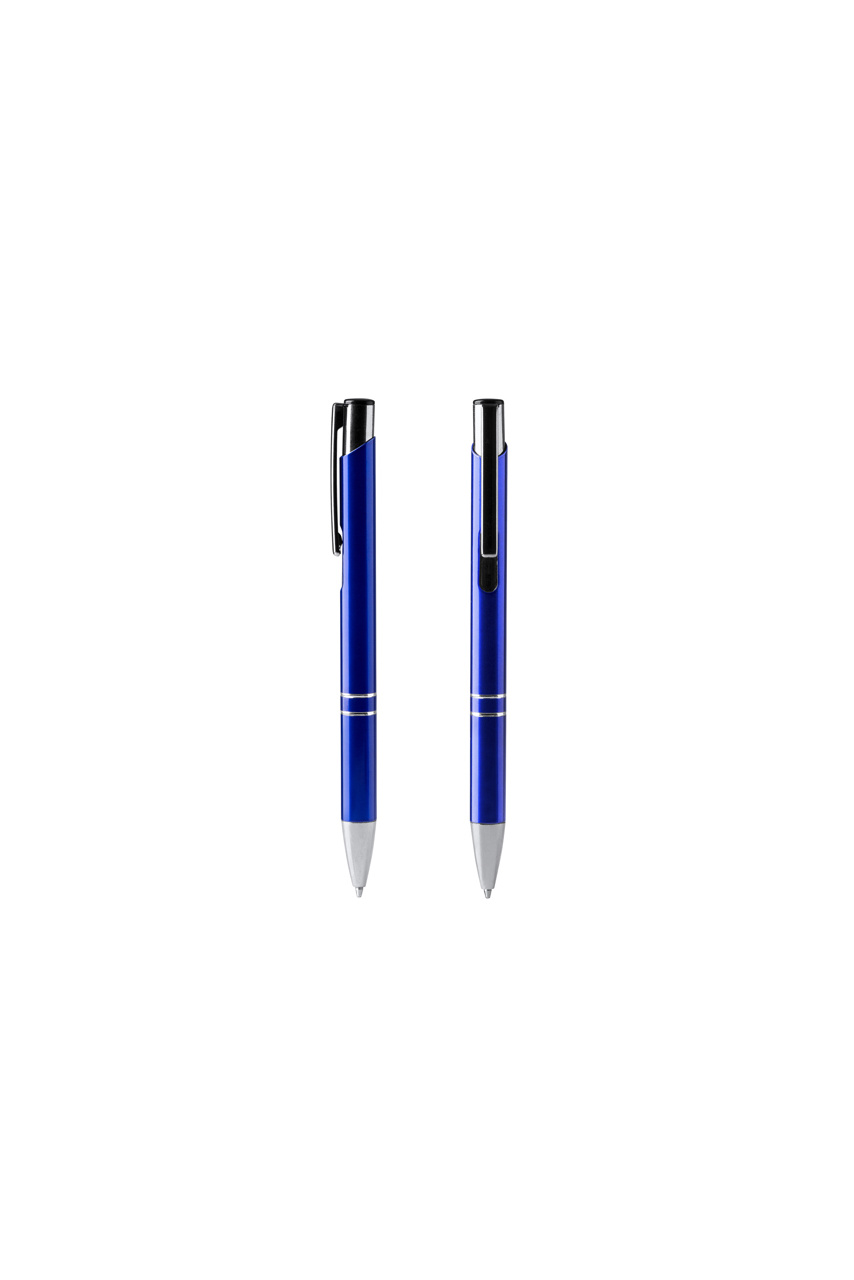 Simon Recycled Aluminium Ball Pen - Blue Ink