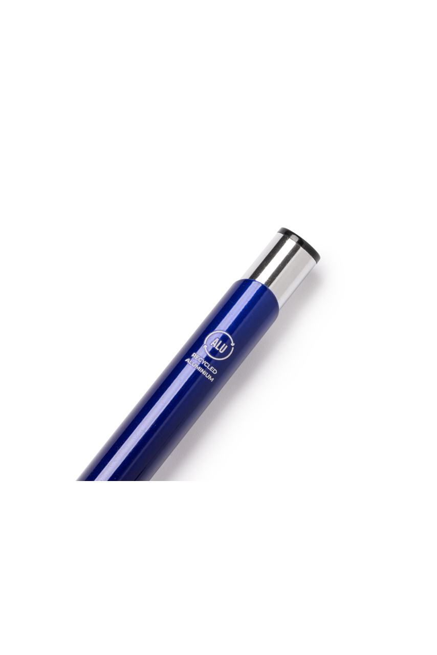 Simon Recycled Aluminium Ball Pen - Blue Ink