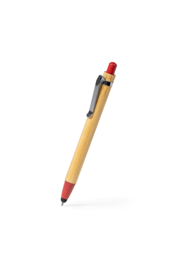 Nagoya Bamboo Retractable Pen with Touch Pointer