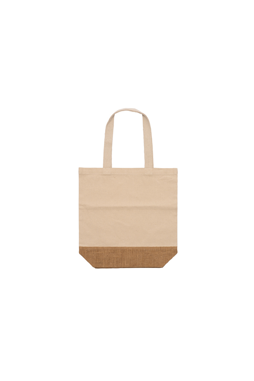 Eco-Friendly Recycled Cotton and Jute Tote Bag
