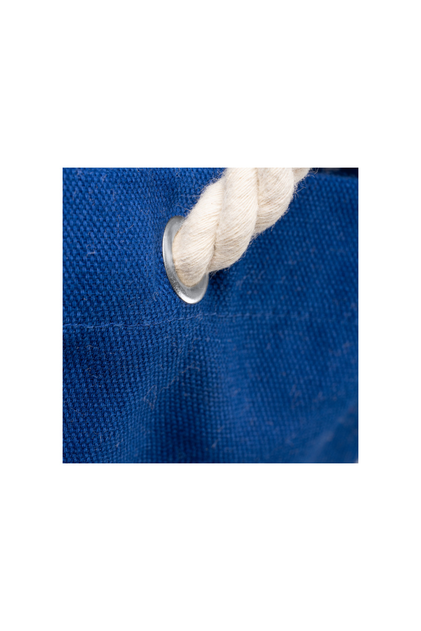 ZUKO Cotton Beach Bag with Nautical Straps