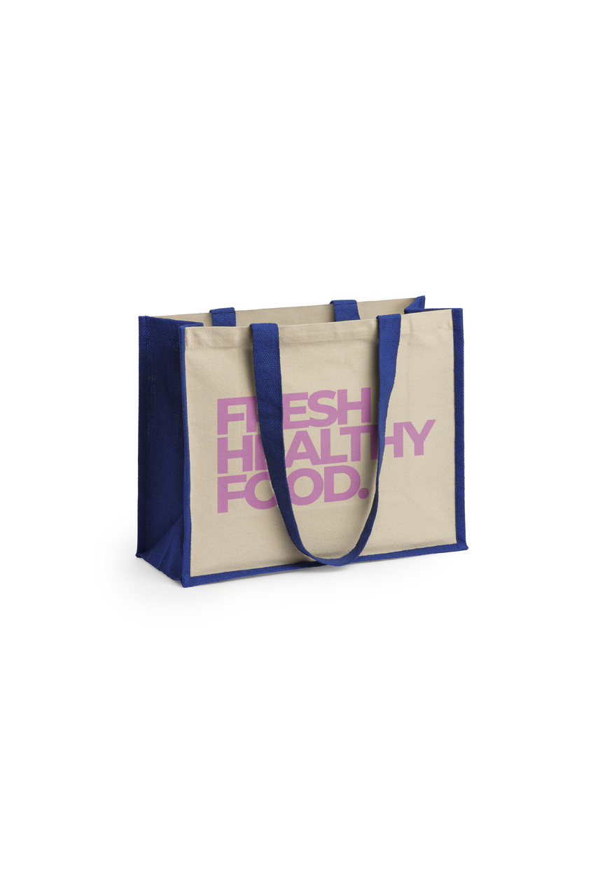 Nantes Jute & Cotton Tote Bag - Durable & Stylish