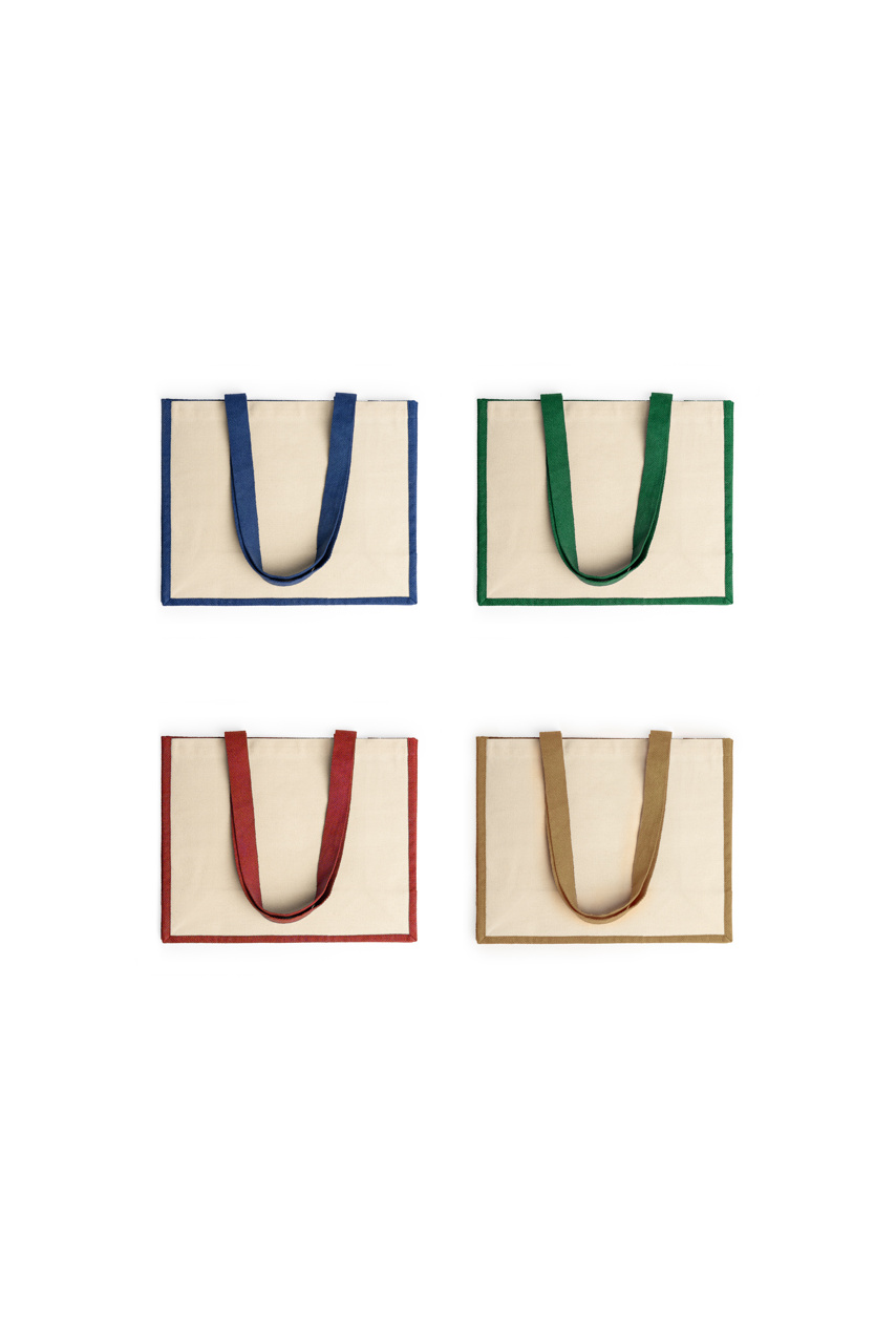 Nantes Jute & Cotton Tote Bag - Durable & Stylish