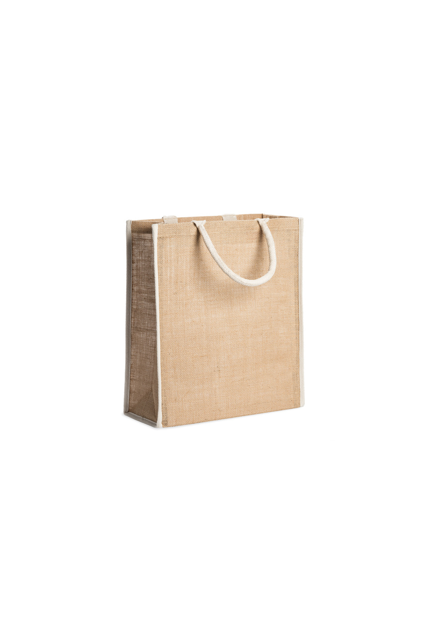 KOPER Natural Jute Tote Bag