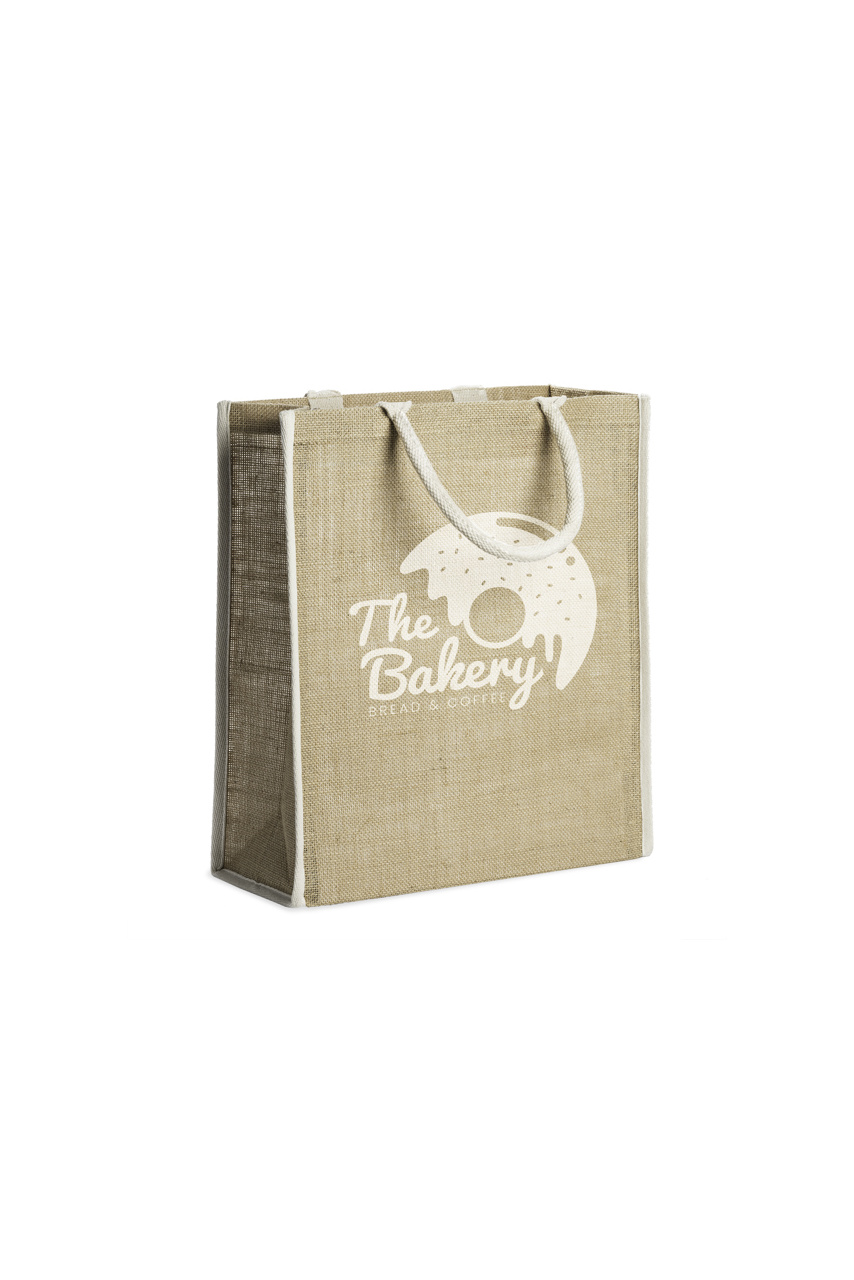 KOPER Natural Jute Tote Bag