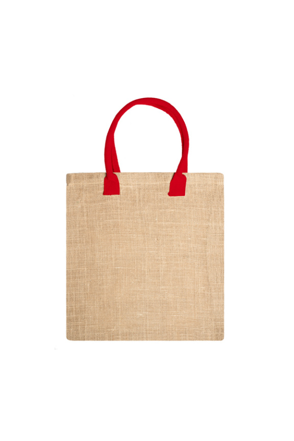 NIMES Natural Jute Bag with Cotton Handles