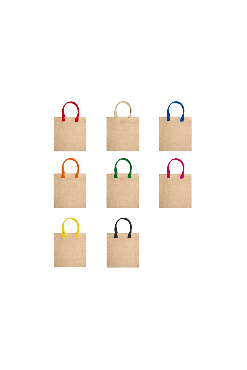 NIMES Natural Jute Bag with Cotton Handles