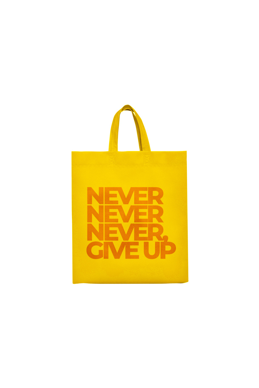 Yellow Non-Woven Tote Bag - Durable & Stylish