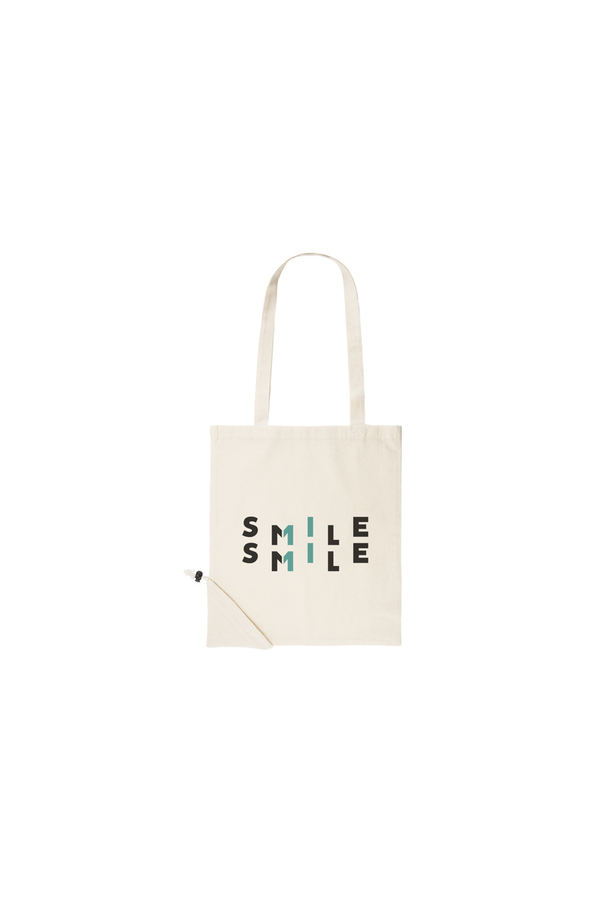 Foldable Cotton Shopping Bag - Eco-Friendly & Practical
