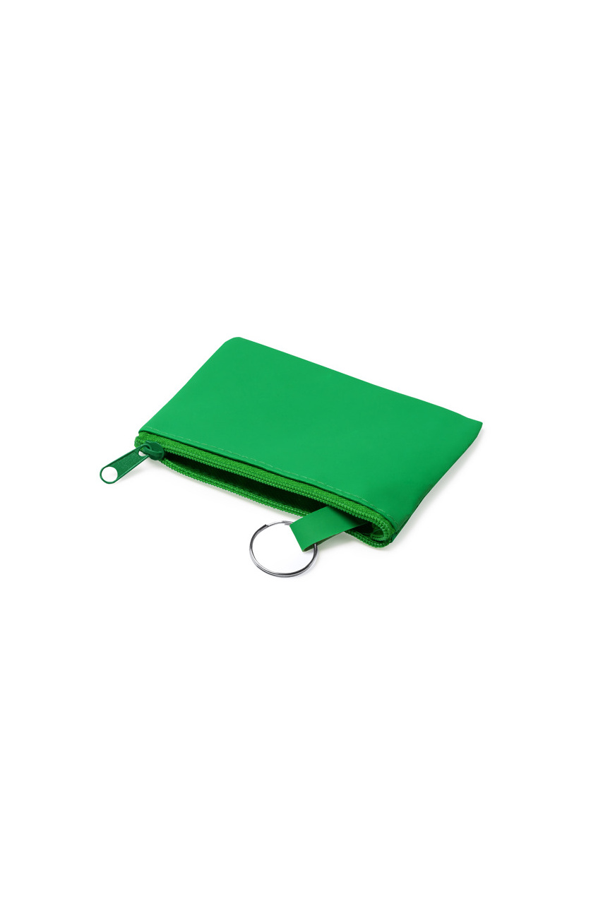MEDEA Compact Green Purse with Keyring