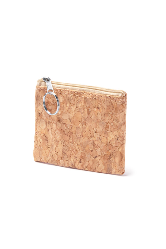 LIMOSA Natural Cork Purse with Silver Ring