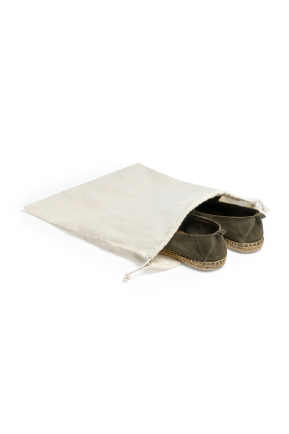 ZAPAX Cotton Drawstring Shoe Bag - 120 gsm
